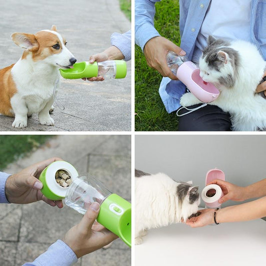 Bottle&Bowl™ | Gourde pour chien - La bande à Milou