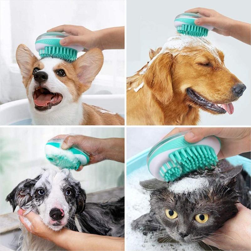 BrossyDog™ - Brosse de bain pour animaux 2 en 1 | chien - La bande à Milou