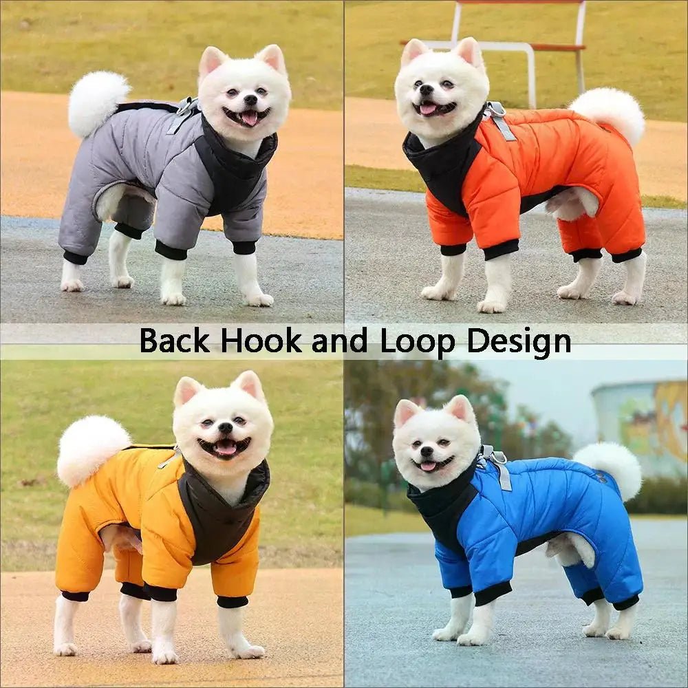 Manteau d'hiver isolant pour chiens - La bande à Milou